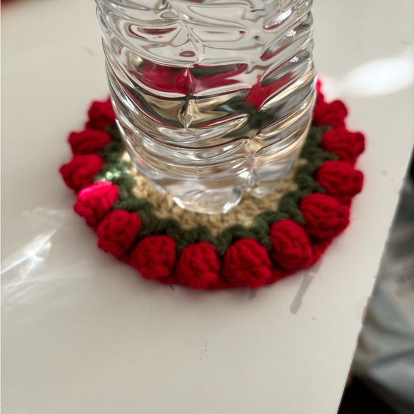Crochet flower coasters 🌷 - Picture 3 of 4